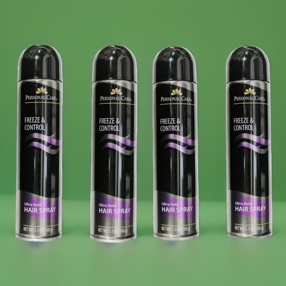 Personal Care Freeze and Control Ultra‎ Hold Hair Spray 5.5 oz ( PACK OF 4